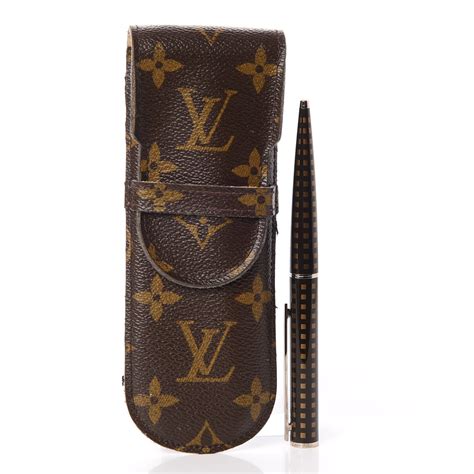 monogram etui pen holder case